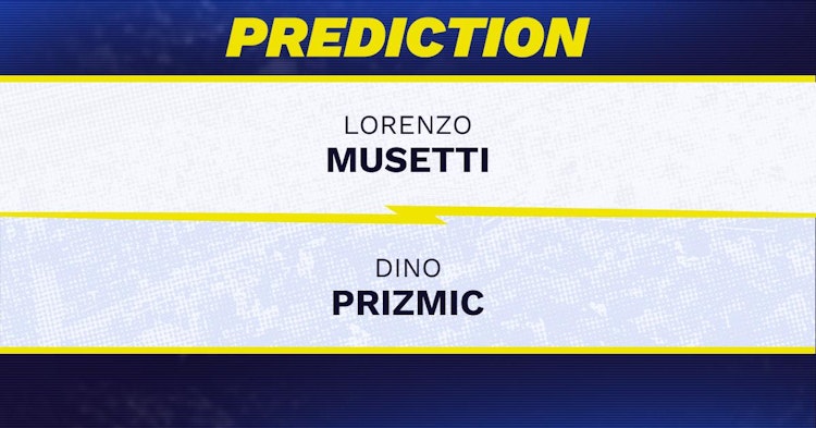 Lorenzo Musetti vs Dino Prizmic Tennis Prediction.