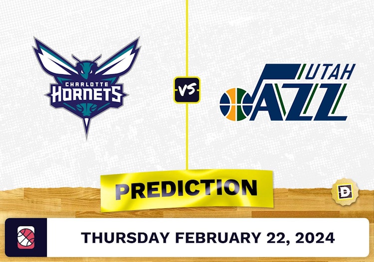 Charlotte Hornets vs. Utah Jazz Prediction, Odds, NBA Picks [2/22/2024]