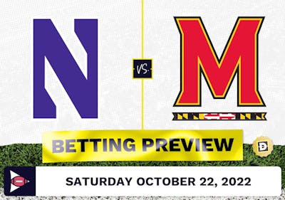 Northwestern vs. Maryland CFB Prediction and Odds - Oct 22, 2022