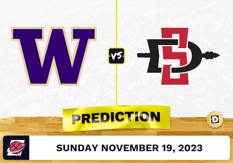 Washington vs. San Diego State Basketball Prediction - November 19, 2023