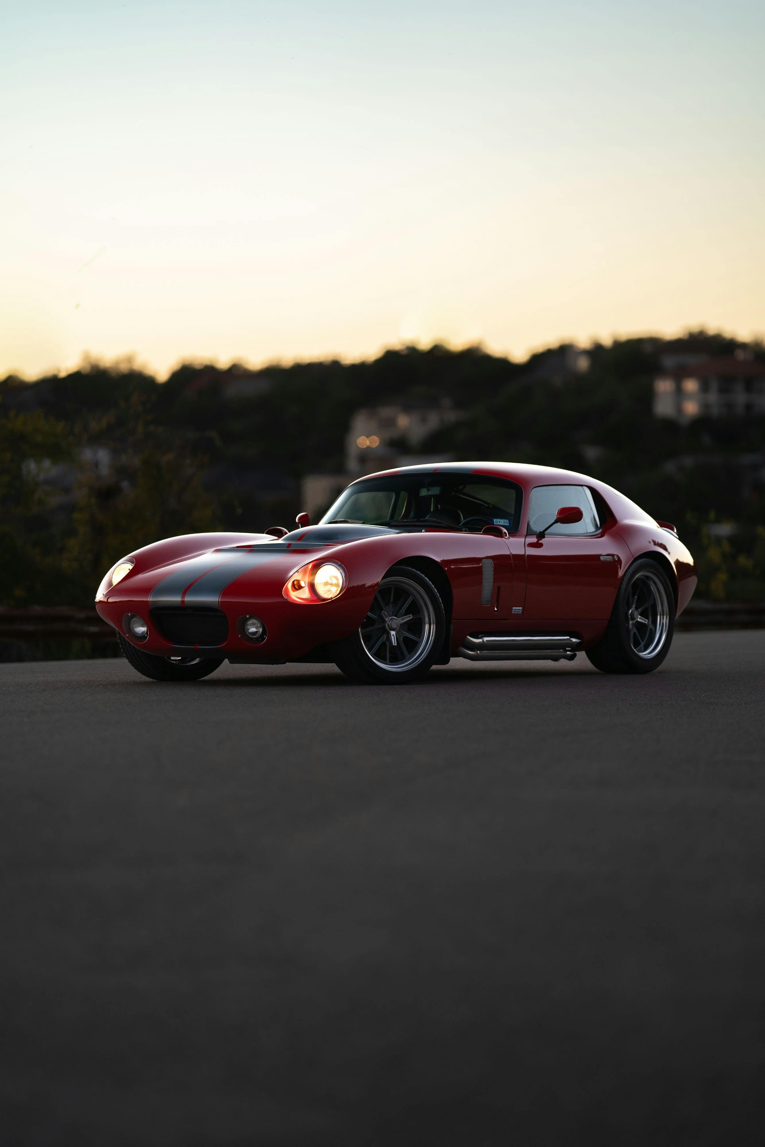 1965 Superformance Shelby Daytona CSX9114 in Monza Red.
