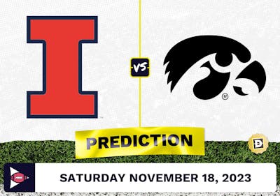 Illinois vs. Iowa CFB Prediction and Odds - November 18, 2023