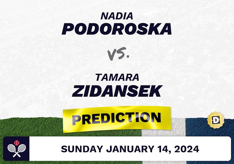 Nadia Podoroska vs. Tamara Zidansek Prediction, Odds, Picks Australian Open 2024