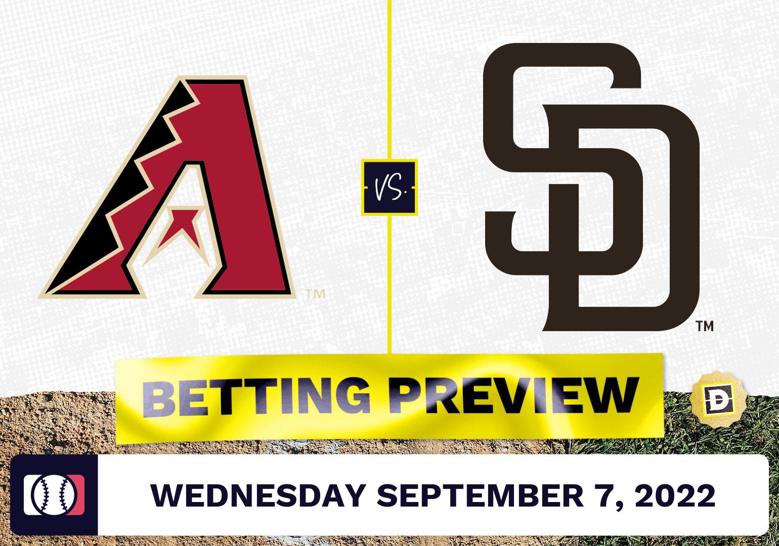 Diamondbacks vs. Padres Prediction and Odds - Sep 7, 2022