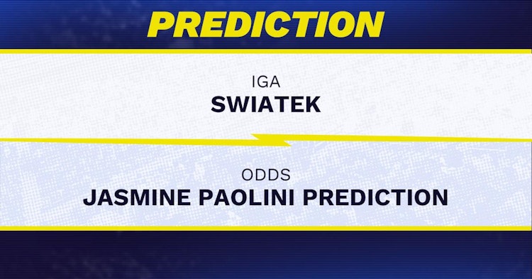 Iga Swiatek vs Jasmine Paolini Tennis Prediction.