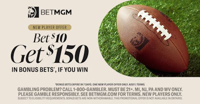 NFL BetMGM Bonus Code DIMERSPRO unlocks $150 bonus in MI for Bucs vs. Lions MNF