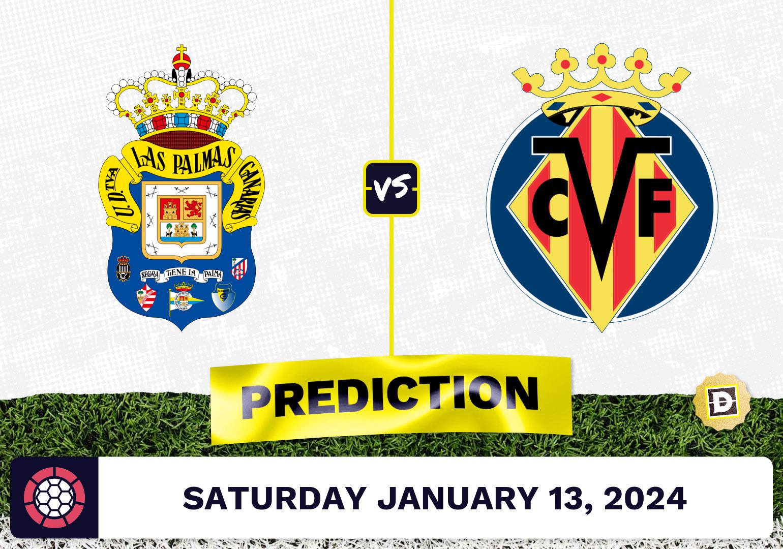 Las Palmas vs. Villareal Prediction, Odds, La Liga Picks  [1/13/2024]