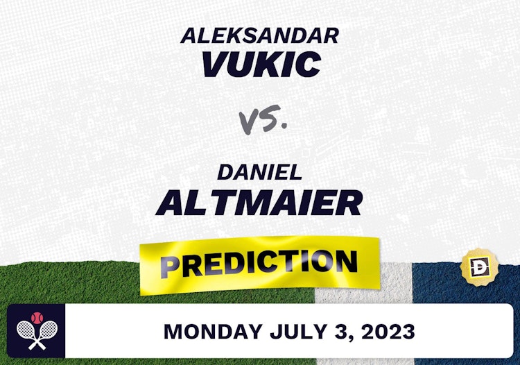 Aleksandar Vukic vs. Daniel Altmaier Prediction - Wimbledon 2023