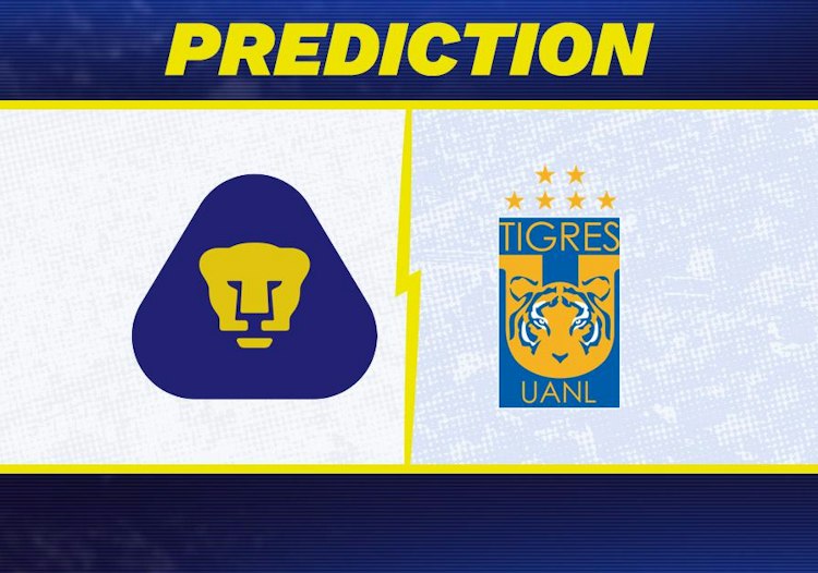 Pumas UNAM takes on Tigres UANL in Liga MX action.