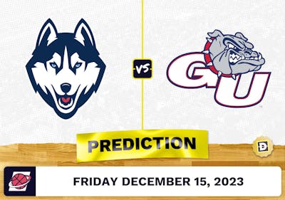 Connecticut vs. Gonzaga Prediction, Odds, Picks for College Basketball Friday [12/15/2023]