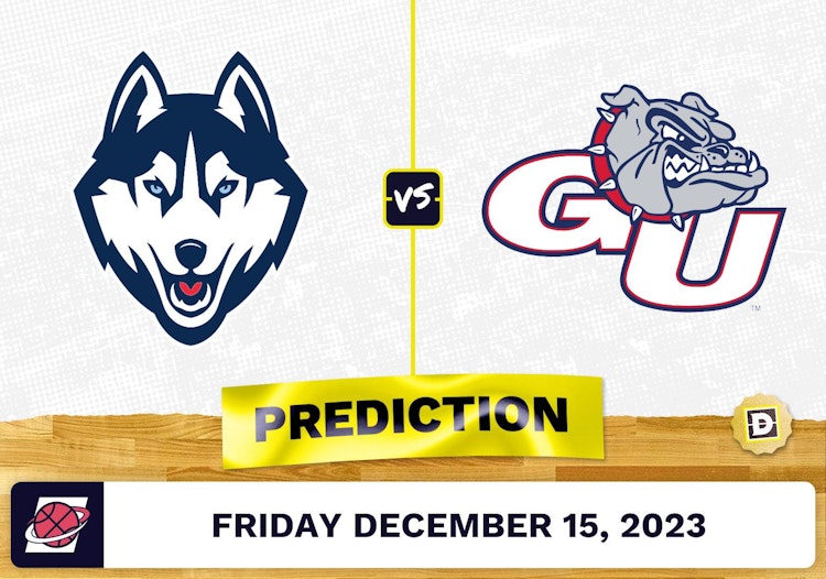 Connecticut vs. Gonzaga Prediction, Odds, Picks for College Basketball Friday [12/15/2023]