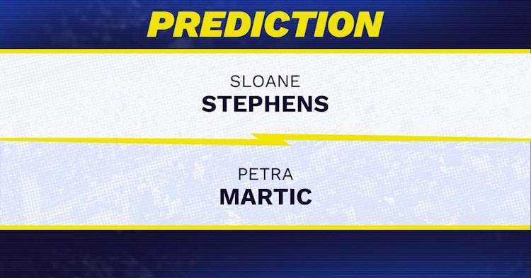 Sloane Stephens vs Petra Martic Tennis Prediction.