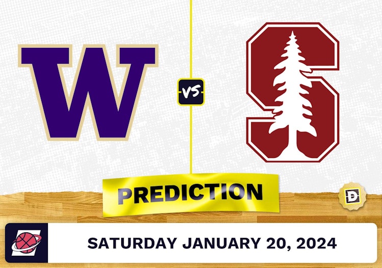 Washington vs. Stanford Prediction, Odds, College Basketball Picks [1/20/2024]