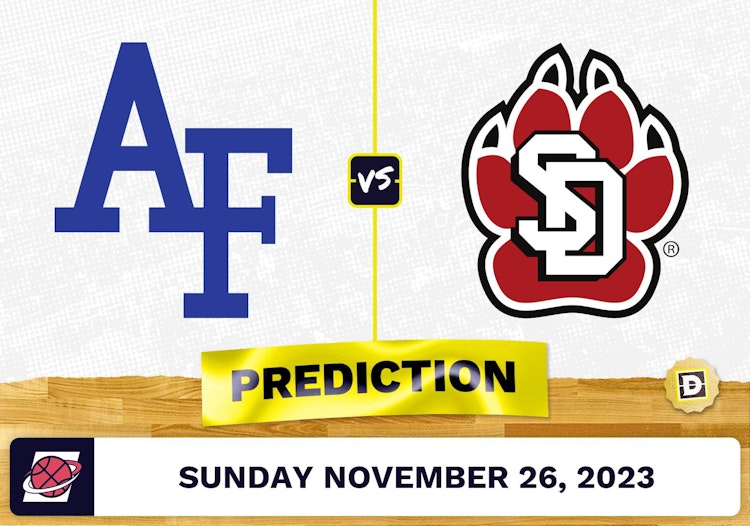 Air Force vs. South Dakota Basketball Prediction - November 26, 2023