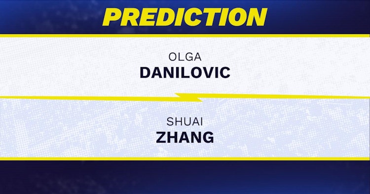 Olga Danilovic vs Shuai Zhang Tennis Prediction.