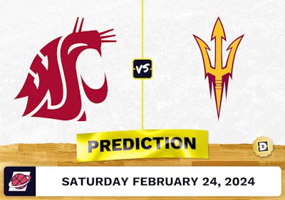 Washington State vs. Arizona State Prediction, Odds, College Basketball Picks [2/24/2024]