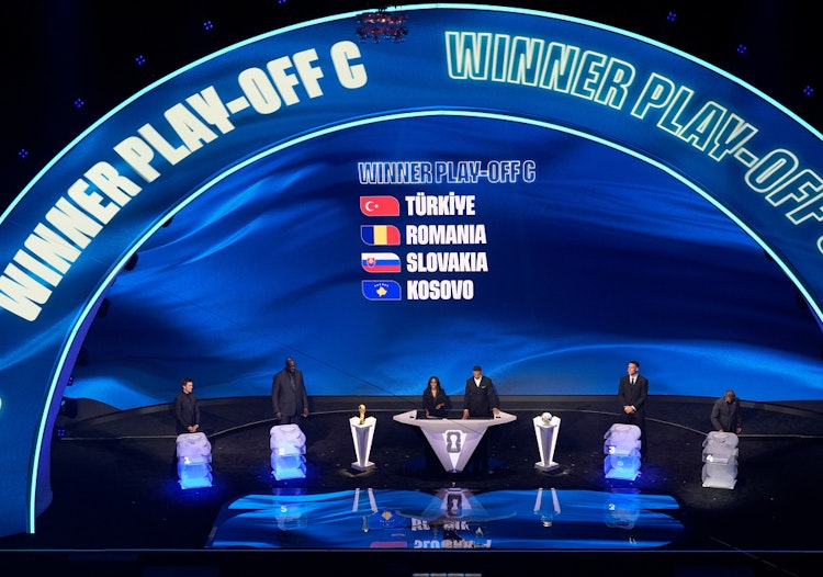 World Cup soccer play-offs to face USMNT in 2026.