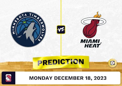 Minnesota Timberwolves vs. Miami Heat Prediction, Odds, Picks for NBA Monday [12/18/2023]