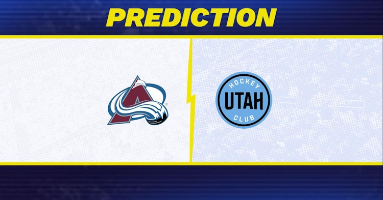 Colorado Avalanche-Utah Hockey Club Predictions and Game Preview.