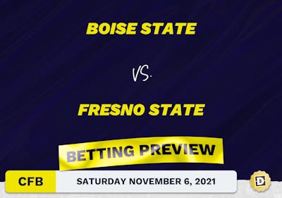 Boise State vs. Fresno State CFB Predictions and Odds - Nov 6, 2021