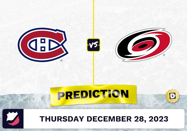 Montreal Canadiens vs. Carolina Hurricanes Prediction, Odds, NHL Picks  [12/28/2023]