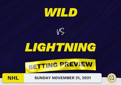 Wild vs. Lightning Predictions and Odds - Nov 21, 2021
