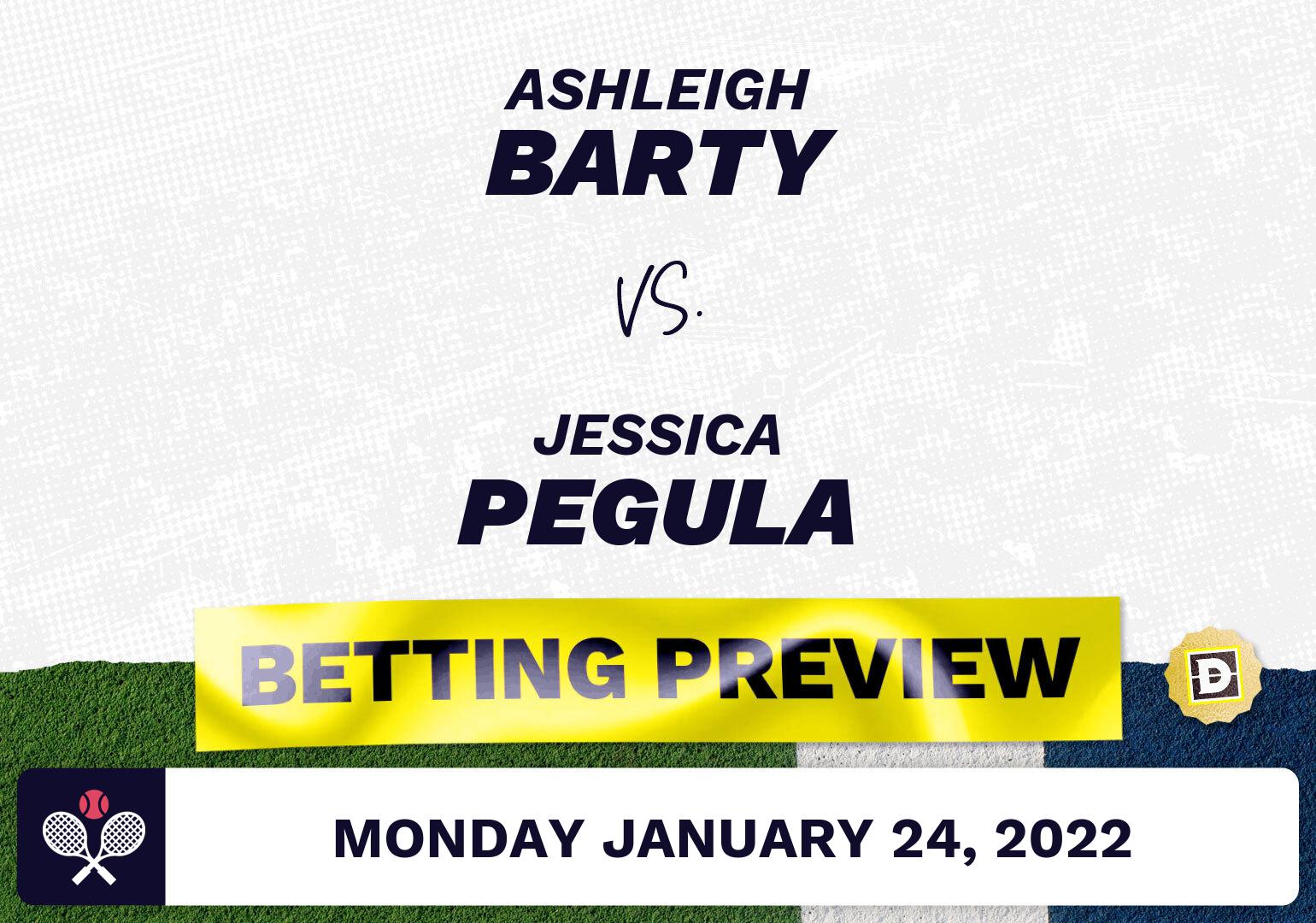 Ashleigh Barty vs. Jessica Pegula Predictions - Jan 25, 2022