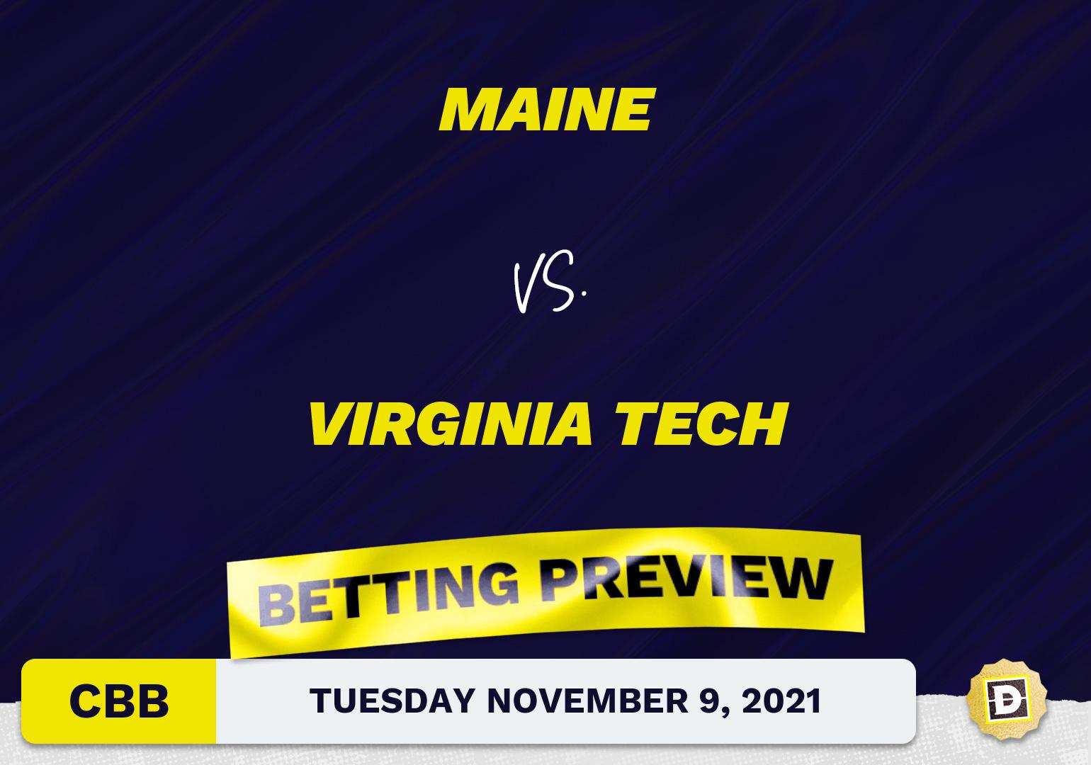Maine vs. Virginia Tech CBB Predictions and Odds - Nov 9, 2021