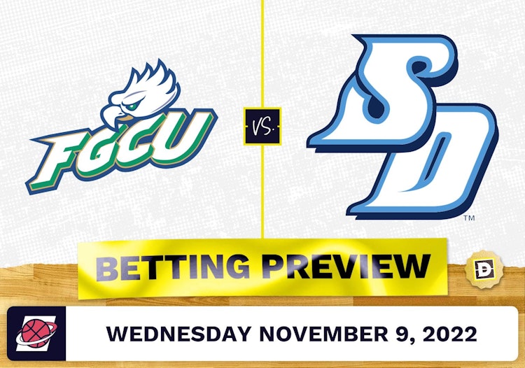 Florida Gulf Coast vs. San Diego CBB Prediction and Odds - Nov 9, 2022