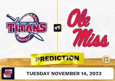 Detroit Mercy vs. Ole Miss Basketball Prediction - November 14, 2023