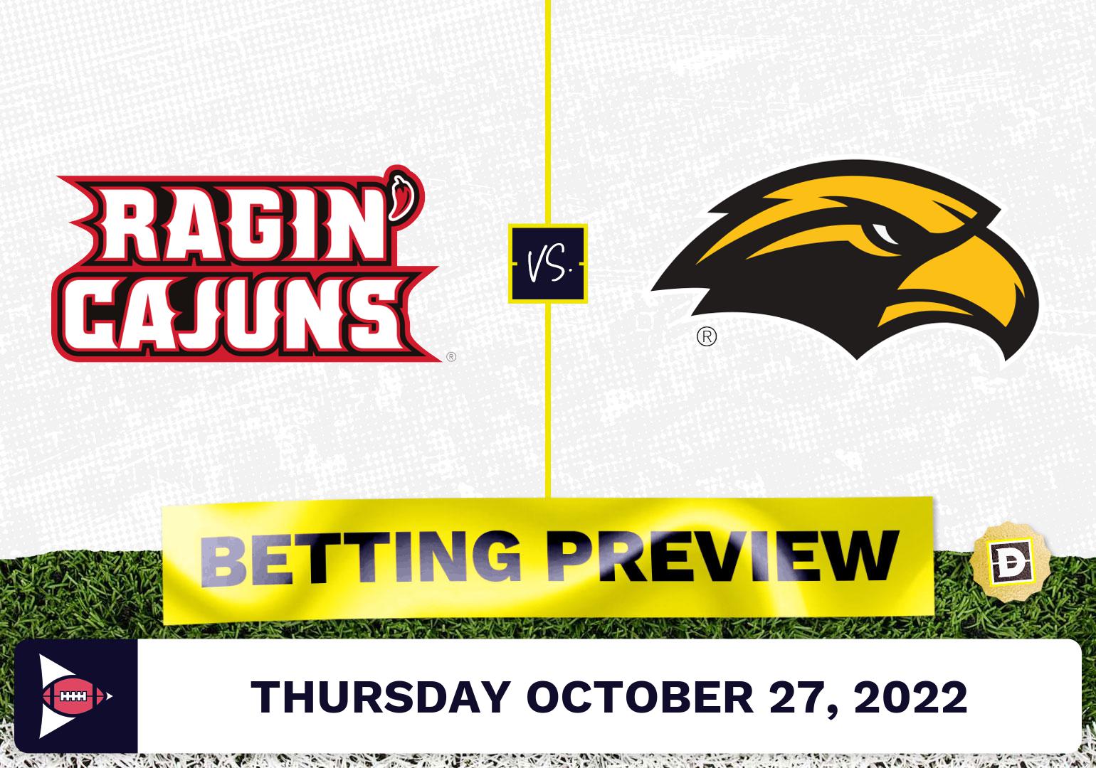 Louisiana-Lafayette vs. Southern Miss CFB Prediction and Odds - Oct 27, 2022