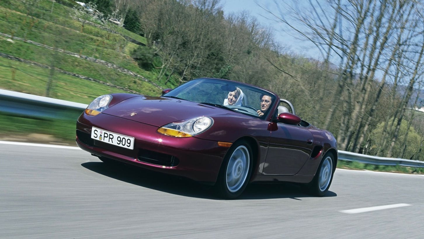 Ein Porsche Boxster (986).