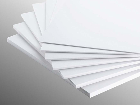 Épaisseur variable Différentes épaisseurs et dimensions Anti-rayures 3 mm, 50 x 50 cm Panneau en PVC blanc Léger et résistant Idéal pour impression ou revêtements Forex Haute qualité 