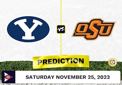 Brigham Young vs. Oklahoma State CFB Prediction and Odds - November 25, 2023