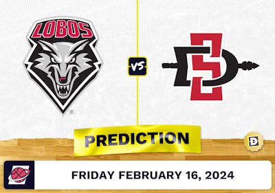 New Mexico vs. San Diego State Prediction, Odds, College Basketball Picks [2/16/2024]