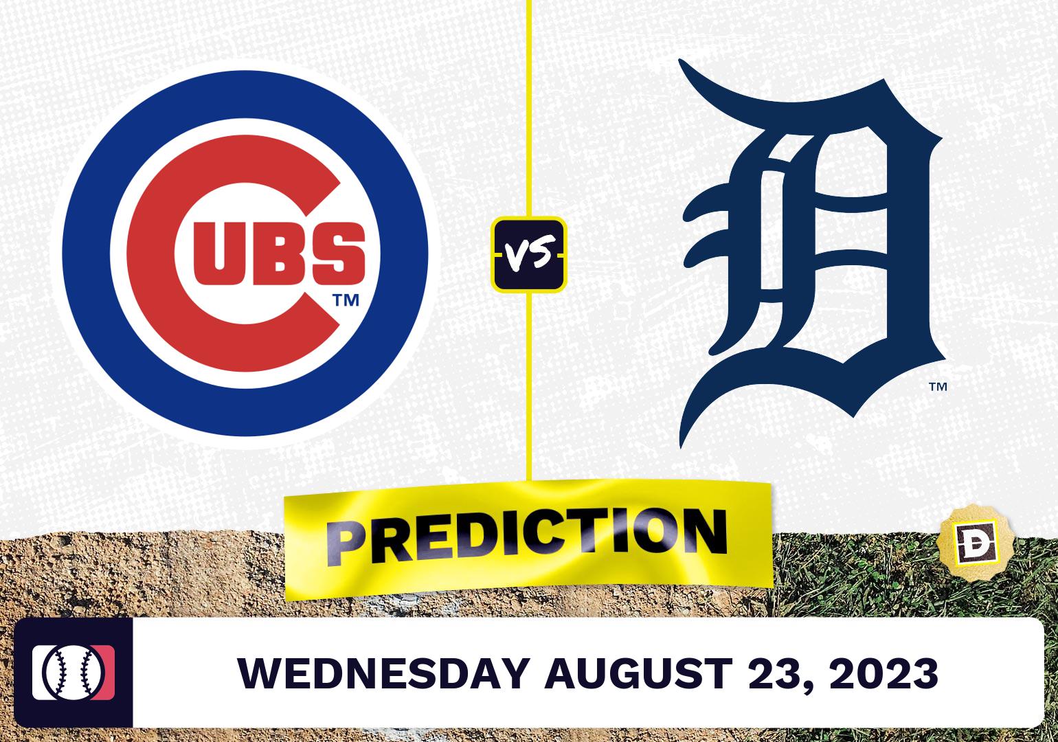 Cubs vs. Tigers Prediction for MLB Wednesday [8/23/2023]