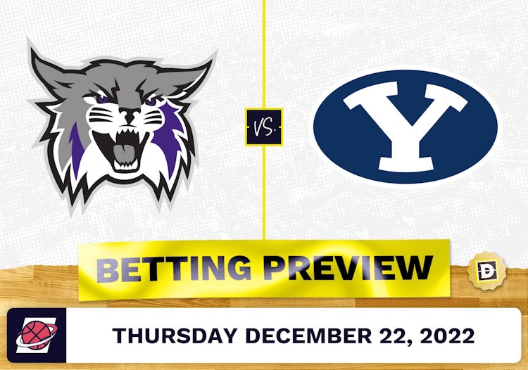 Weber State vs. BYU CBB Prediction and Odds - Dec 22, 2022