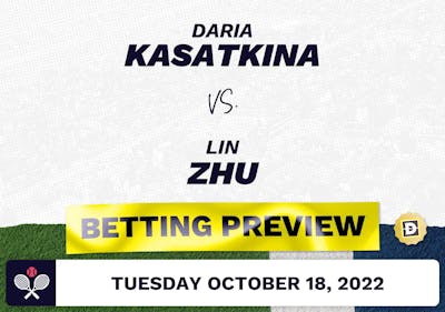 Daria Kasatkina vs. Lin Zhu Predictions - Oct 18, 2022