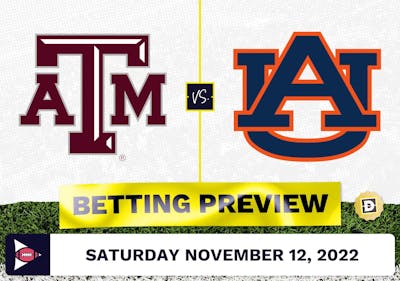 Texas A&M vs. Auburn CFB Prediction and Odds - Nov 12, 2022