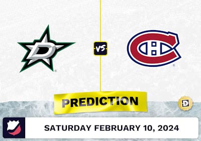 Dallas Stars vs. Montreal Canadiens Prediction, Odds, NHL Picks [2/10/2024]
