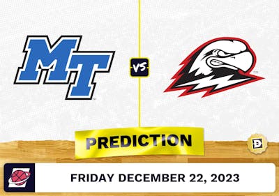 Middle Tennessee vs. Southern Utah Prediction, Odds, College Basketball Picks  [12/22/2023]