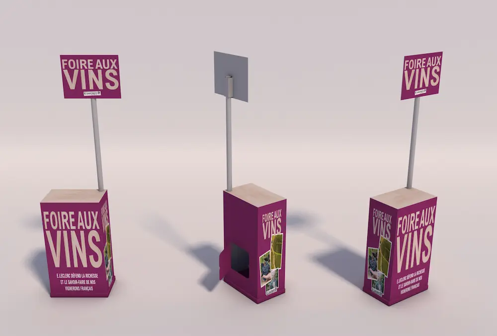 impression stand de degustation