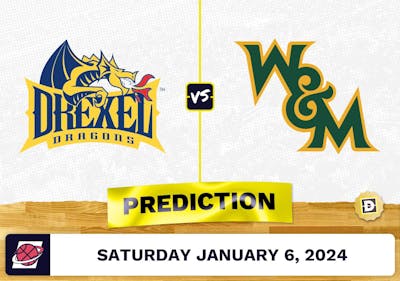 Drexel vs. William & Mary Prediction, Odds, College Basketball Picks  [1/6/2024]