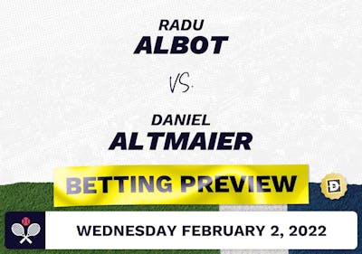 Radu Albot vs. Daniel Altmaier Predictions - Feb 2, 2022