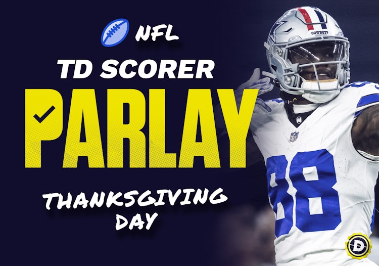 Bet These Touchdown Scorers on Thanksgivng Day With DraftKings