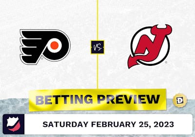 Flyers vs. Devils Prediction and Odds - Feb 25, 2023
