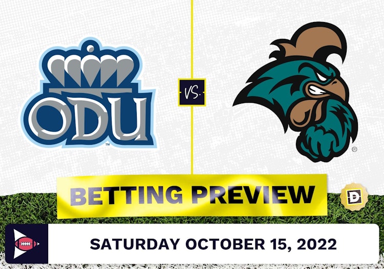 Old Dominion vs. Coastal Carolina CFB Prediction and Odds - Oct 15, 2022