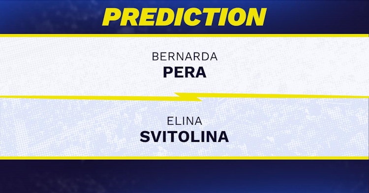 Bernarda Pera vs Elina Svitolina Tennis Prediction.