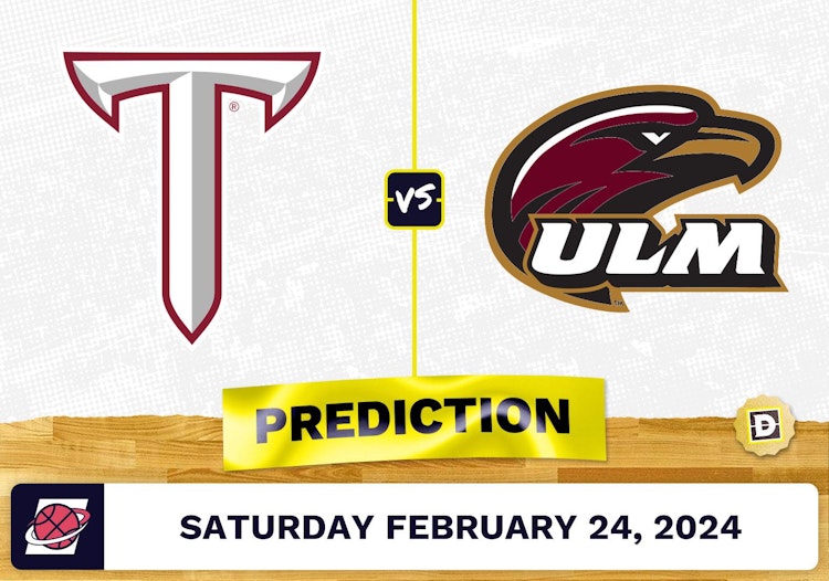 Troy vs. Louisiana-Monroe Prediction, Odds, College Basketball Picks [2/24/2024]