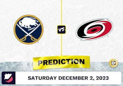 Buffalo Sabres vs. Carolina Hurricanes Prediction and Odds - December 2, 2023